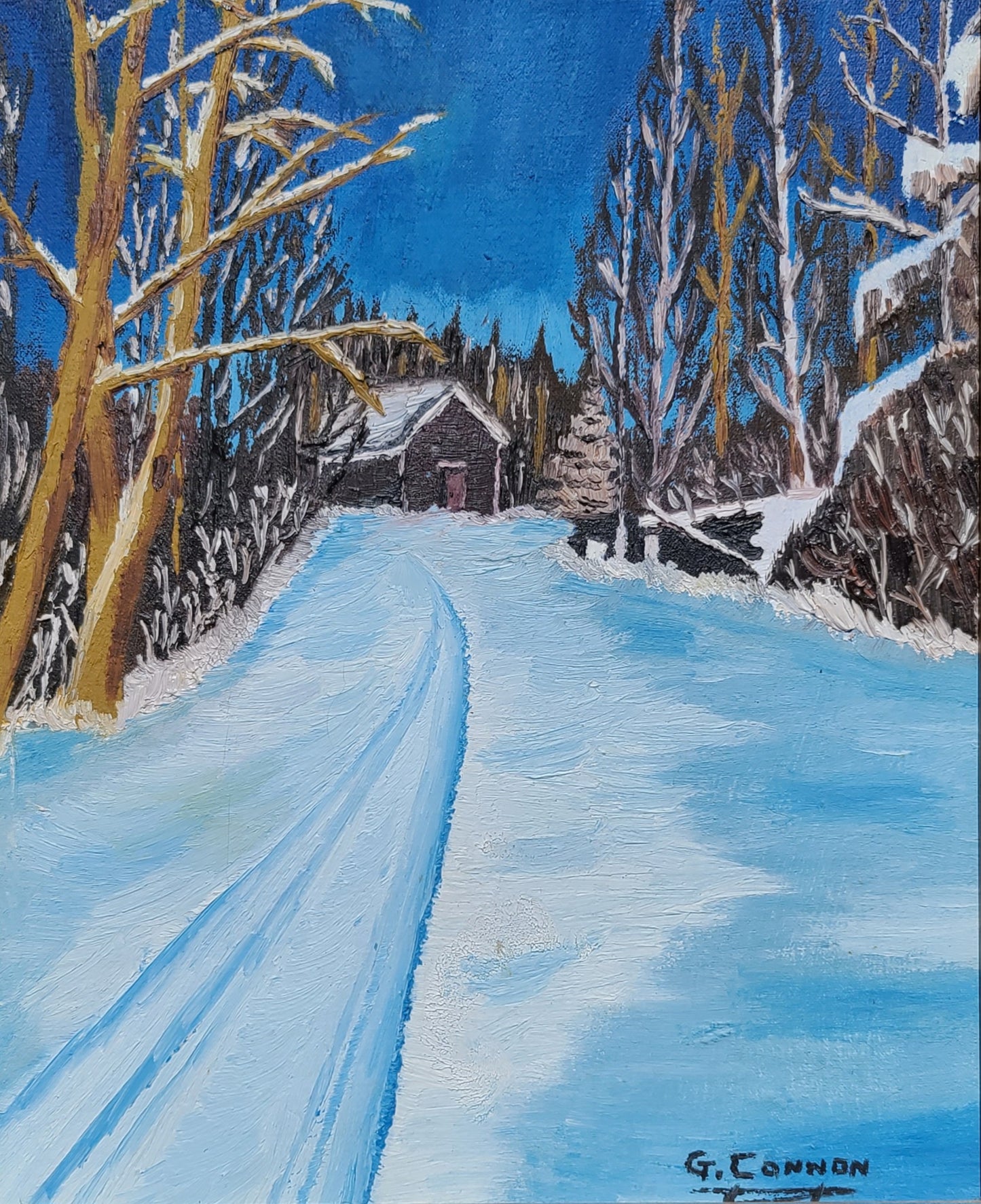 Tack Shop in the Snow