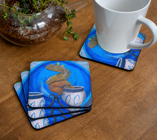 Fuzzy Thief - Coasters