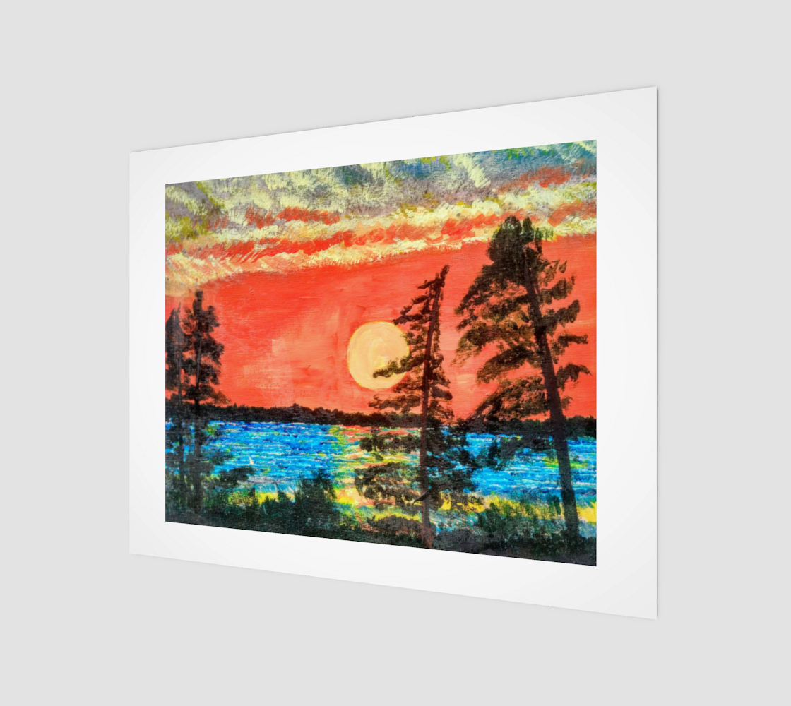 Sunset on Bootlegger's Bay